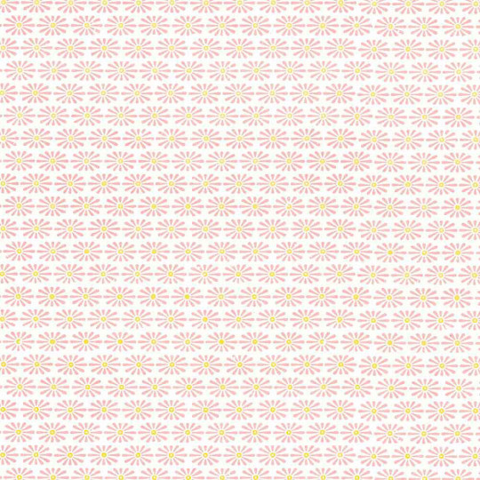 Pink Daisy Floral Print Italian Paper ~ Tassotti